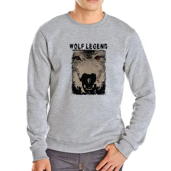 V pohode zvierat vlk hoodies hot predaj bavlnená mikina značky nových bežné outwear pulóver vlk Bunda hip hop mikina s kapucňou mužov