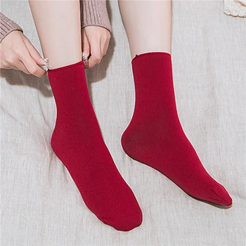 Ženy Teplé Ponožky Ladise Hrubé Ponožky Módne Pevné All-zápas Ponožky Pre Ženy Jeseň Zimné Oblečenie Príslušenstvo Nového roku 2020