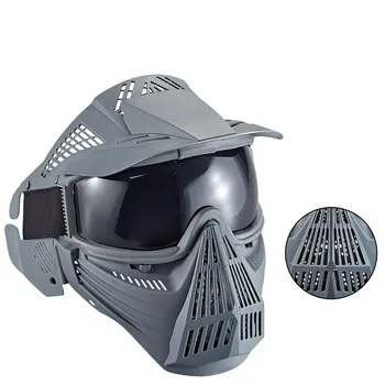 Airsoft Maska Anti-Fog Objektív PC Taktické Maska Lov Airsoftové Príslušenstvo Vojenské Hry Streľba Paintball Ochranné Masky