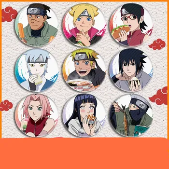 Nové Naruto Brošňa Cosplay Odznak Príslušenstvo Komiksu, Anime, Uchiha Itachi Sasuke Boruto Sarada Pin Comicon Darček