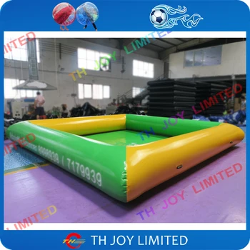 5x5m PVC plachta nafukovací bazén pre predaj, obdĺžnikový bazén nafukovacie vody bazén