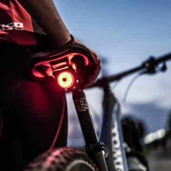 Smart Bicykel zadné Svetlo s USB Nabíjateľné Ultra Svetlé Bicykel Zadné Svetlá Auto Štart/Stop Brzdy Senzor Výstražné Svetlo