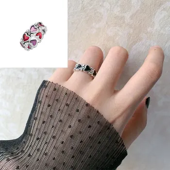 Láska Srdce Prst Krúžky na spoločenské Šperky v Pohode Prst Prsteň Zásnubný Prsteň Barokový Vintage Prst Dekor Šperky Darček