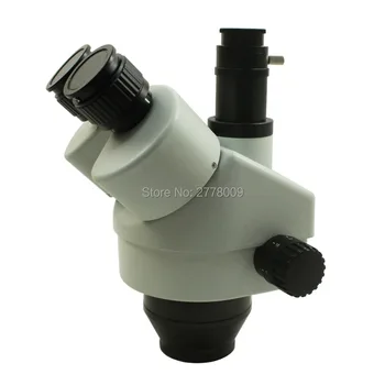 7X-45X Trinocular Priemysel Inšpekcie Zoom, Stereo Mikroskopom Systém Podpory C-Mount Kamery+LED Svetlo