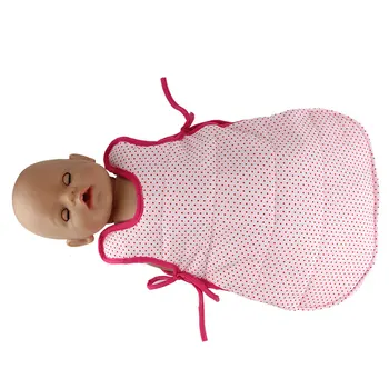Nové Spací vak vhodný Pre 43 cm Bábiky Baby Doll Príslušenstvo