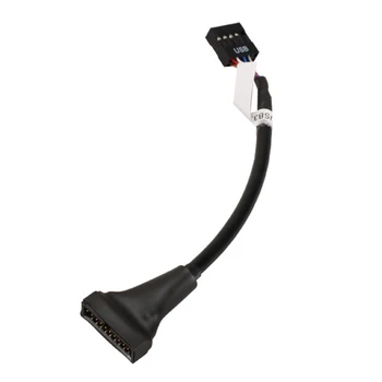 USB3.0 USB2.0 20kolíkový Mužov 9Pin Žena kábel Kábel Adaptéra Converter VDX99