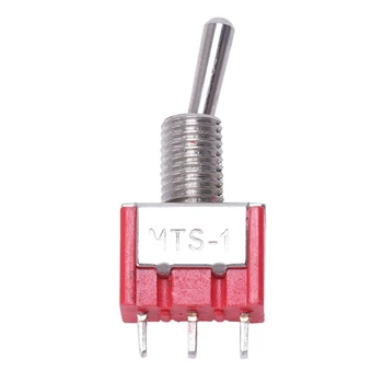 AC 250V/2A 120V/5A NA/NA 2 Pozície SPDT, Mini Micro Prepínač Červená