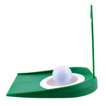 Golf Cvičenie Doska Zelenej Nástroj Plastové Guľou Dosku Skladacie Push Tyč Hračka Doplnky Pre Deti Praxi