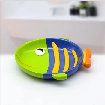 5 KS kúpeľňové Doplnky zubná pasta držiteľ Detí Cartoon toaletné Potreby Stredomorských Rýb Umývanie Kúpeľňa Živice