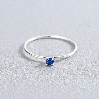 Malé Tmavo Modrý Kameň Jednoduché Prstene Pre Ženy Boho Vintage módy Minimalizmus Značky Šperky, Módne Koleno Žena Krúžok Darček
