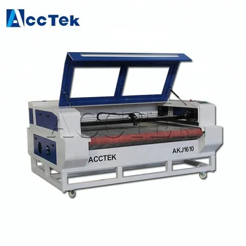 Co2 laserové gravírovanie rezací stroj engrave AKJ1610 Auto kŕmenie tabuľky pre teplú predaj