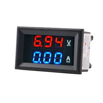 DC 0-100V 10A 50A 100A Elektronický Digitálny Voltmeter Ammeter 0.28