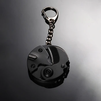 2-V-1 Vonkajšie Multi-Function Keychain Nástroj Mince Keychain Skladací Mini Skrutkovač, Kliešte