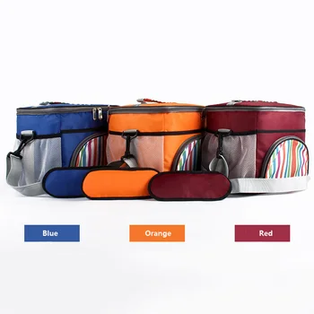 Oxford handričkou izolácie taška prenosné prenosné uhlopriečka chladenie ice ice pack taška obed box vrece pikniková taška