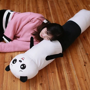 Dorimytrader nové kawaii hot zvieracie mláďa škrečkov panda Shiba Inu Dlho obliečky na vankúš anime plyšové hračky pre deti milenca darček 140 cm