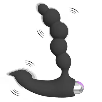 Zadnej polovici prostaty masér silikónové žien vytiahnuť perličiek vibrátor masér mužov análny plug dospelých, sexuálne hračky