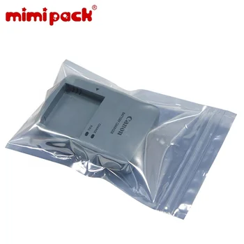 Mimipack 7-veľkosť Reclosable Zips, Anti-Statické ESD Ochranné Tašky 3 Mil pre Elektronické Zariadenia v Striebro Šedá