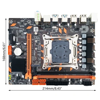 X99-Mini LGA2011-3 M-ATX základná Doska Core 5. 6. Xeon E5, E7 DDR4 2666 2400 2133