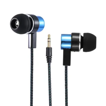 4 Farby 3,5 mm Káblové Slúchadlá Športové Bežecké Headset Hluku Izolácia Stereo 1.1 M In-Ear Multimediálny Prehrávač Hudby Slúchadlá Stereo