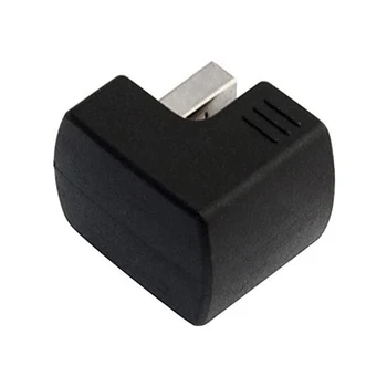 HOT-5 Pack Dole Uhol USB 2.0 Adaptér mužmi a Rozšírenie 90 180 Stupňov Adaptér pre LTE Adaptér Power Bank