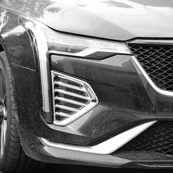 Vhodné pre 2020-2021 Cadillac CT4 ABS Chrome Auto Predné Hmlové Svetlo na Čítanie Rám Orezania