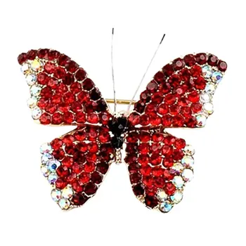 Klasické Šperky Motýľ brošne Vintage kolíky Drahokamu Jemné Brošňa pre Ženy Svadobný Dar Šaty, Doplnky, Elegantné Pin