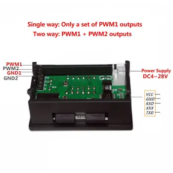 Jedného Generátora Signálu PWM Impulzov Frekvencie zapnutia Nastaviteľné Modul 1Hz-160Khz