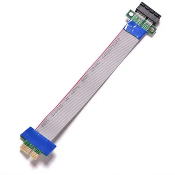 1X Predlžovací Kábel PCI Express Flex Premiestniť Kábel PCI-E 1X 1x Slot Stúpačky Karty Extender Rozšírenie Páse s nástrojmi Pre Bitcoin Baník