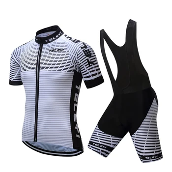 2021 Letné Cyklistické Oblečenie Mužov, NÁPRSNÍKOVÉ Nohavice Bicykli Šaty Auta Nosiť Krátke Cyklistické Oblečenie Set sa Muž MTB Mallot Oblečenie Pro Sport Oblek