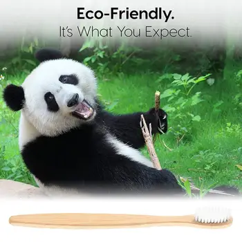 4Color Bambusu Kefka Ecofriendly Biologicky Bambusu Rukoväť Zubnej Starostlivosti Nástroj Mäkké Štetiny Zubov Starostlivosť o Ústnu dutinu Nástroj