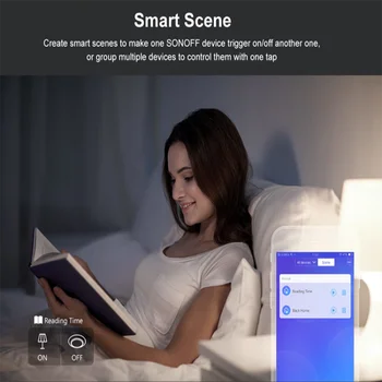 SONOFF T3 Smart Panel WiFi Prepínač NÁS Alexa Domovská stránka Google Voice Smarthome eWeLink App Riadenie Smart Home Automation Prepínače