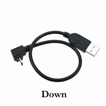 JCD USB 2.0 Mužov a 90 Stupeň Micro USB 5 Pin Male Kábel Kábel Adaptéra Konektor Converter Hore/Dole/Vľavo/Vpravo Uhol