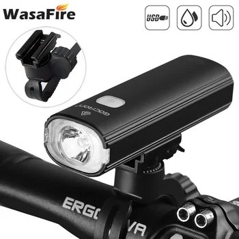 Nepremokavé Cyklistické Predného Svetlometu USB Nabíjateľné MTB Bike Lampa Cyklistické Bicykli Baterka Noc na Koni Svetlo