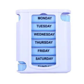 7 dní prenosné tablety poli medicíny skladovanie Organizátor Kontajner Prípade mini Tabletky Poli Medicíny Triedič Týždenný Úložný Box