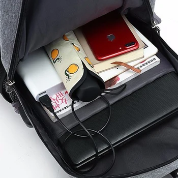 Muž Nepremokavé USB nabíjanie laptop taška Športové gymnázium cestovný batoh oxford bežné batoh bežné Pre Mužov tašky package B1-74