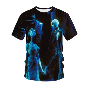 Pánske Multifunkčné 3D Tlač T-shirt Scarry To Klaun T-shirt Zábavné Mužov a Žien Prispôsobené T-shirt Dovolenku Vtip