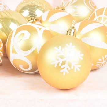 12PCS Vianočné Gule Strom Decor Čačky Xmas Party Visí Loptu Ornament, Dekorácie pre Domov Vianočné Dekorácie, Darčeky