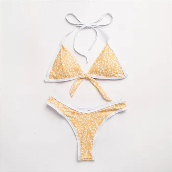 Meihuida Plavky Pláž, Bikiny Žien 2019 Ženy Populárne Polstrovaná Obväz Bikini Set Plavky Trojuholník Plavky Na Kúpanie Ženy