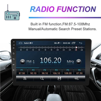 10 Palcový 2 Din Android 10.0 Auto MP5 Prehrávač, Rádio, 2+16GB, Wifi, Bluetooth, GPS Navigácia pre Toyota Corolla Altis 2017-2018