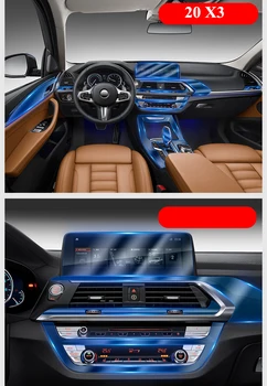 Pre BMW X3 X4 2020 2019 2018 2017 2011 TPU Nálepky Auto Palubnej Navigácie Ochranné Nálepky proti Poškriabaniu Film