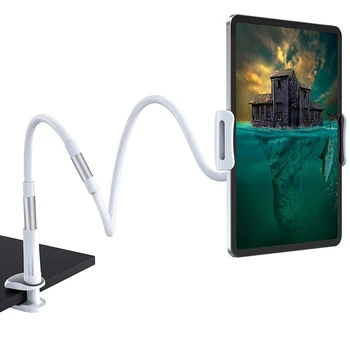 Gooseneck Stojan Tabletu,Tablet Mount Držiak pre iPad, iPhone Series/Nintendo Prepínač/Samsung Galaxy Karty/ a Viac