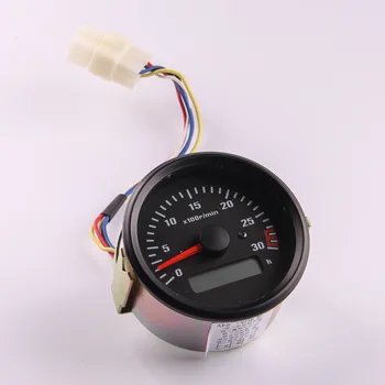 Diesel tachometer Generátor ukazovateľ otáčkomera Chronograf 12V/24V 3000r/min