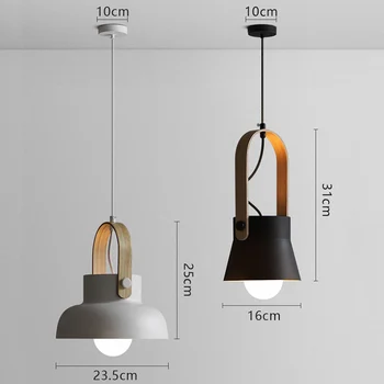 Nordic Loft LED Prívesok Svetlá Osvetlenie Reštaurácia Spálňa Jednoduché Závesné Lampy, Domáce Vnútorné Kuchyňa, Jedáleň Prívesok na Čítanie