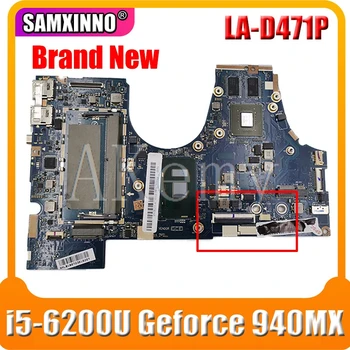SAMXINNO LA-D471P základnej Dosky od spoločnosti Lenovo 710-14ISK 710-14IKB LA-D471P notebook Doske s i5-6200U Geforce 940MX