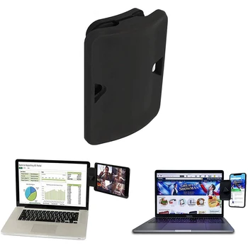 Side Mount Klip pre druhý Monitor, Dual Displej iPad Monitor Mount a Stojan Tabletu Mount pre Váš Notebook (2 Ks)