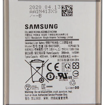 Samsung Originálne Náhradné Batéria EB-BA515ABY Pre Samsung Galaxy A51 Autentické Telefón Batérie 4000mAh