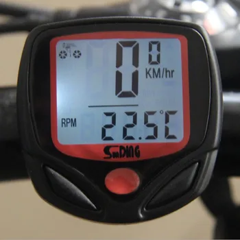 Bicykel Multifunkčné Počítač Požičovňa nepremokavé Stopky Rýchlomer LCD Displej BICYKEL Cestný Bicykel Vonkajšie Športové Príslušenstvo 456AE