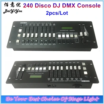 Jedinečný Dizajn Disco 240 Radič 16CHx24 DMX512 Intelligent Light Controller 240 DJ DMX Konzoly Pre DMX Disco PAR Pohybujúce Svetlo