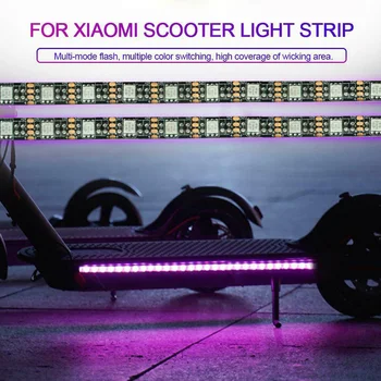 Novo 2 Ks LED Svetelné Pásy Kapela Šasi Lampa Nepremokavé Príslušenstvo pre Xiao M365 Skúter S66