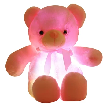 Vysoko LED Medveď Plyšové Hračky Plyšové zvieratko Svetlo Žiariace Hračka pre Deti, Dospelých LG66